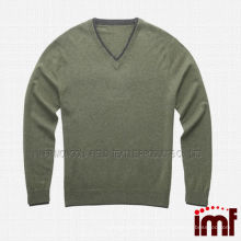 pull col V homme 100% cachemire